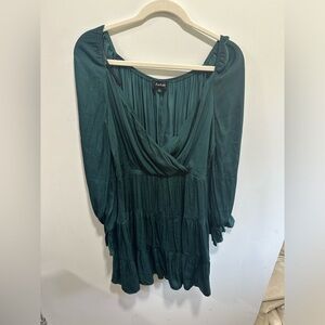 Aakaa Emerald Dress